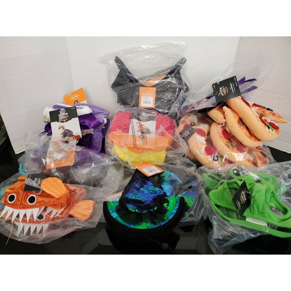 Lot Of 32 HYDE AND EEK! BOUTIQUE CAT Costume For Cats Only One Size 2019 New